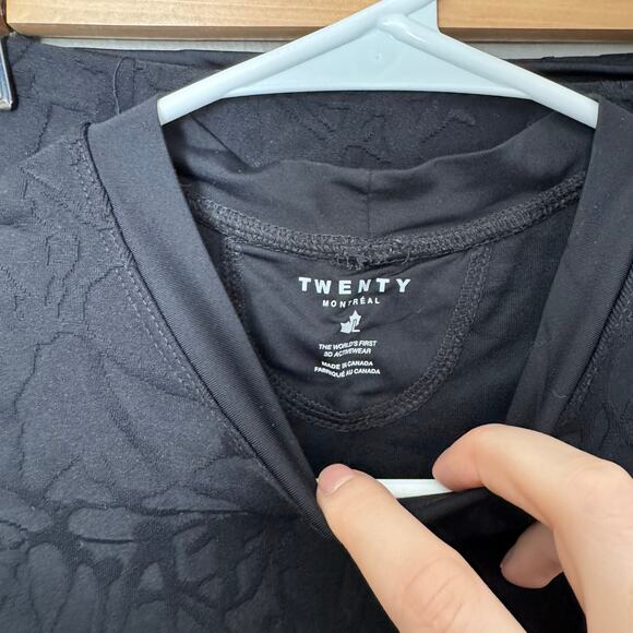 TWENTY MONTREAL Flames 3D Activewear High-rised Active Black Size M/L casual - Picture 4 of 9